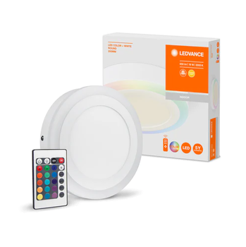 Светильник настенный с пультом LED COLOR+ RGBW 19 ВТ / 3000 K круглый