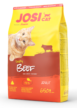 Сухой корм Josera JosiCat Tasty Beef для взрослых кошек с говядиной 650 г