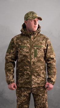 Куртка тактическая Softshell Пиксель ВСУ (Размер 50)