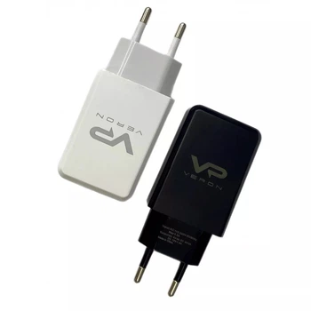 Сетевое зарядное устройство Veron - VR-C13Q (USB, 3A, 5V, PD 18W, быстрая зарядка) - Белый