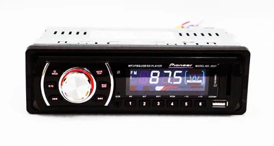 Автомагнітола 2031 підключення 1DIN 4х50W + FM/USB/SD/MMC/MP3/AUX з пультом ДУ Чорний (10529)