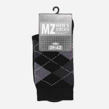 Носки мужские высокие хлопковые MZ RT1311-067 39-42 Черные (4820232783023)
