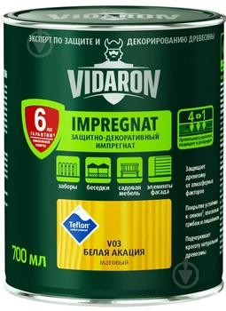 Vidaron - Импрегнат защитно-декоративный для древесины, 9 л., V03