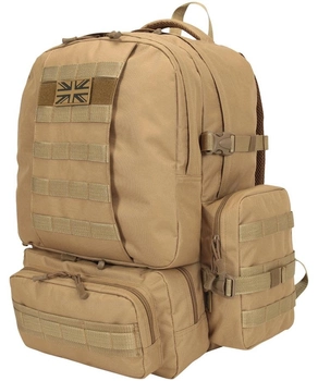 Рюкзак тактичний KOMBAT UK Expedition Pack Колір: койот Розмір: 50л