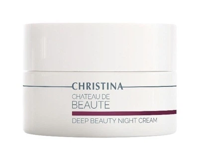 Christina Chateau de Beaute Deep Beaute Night Cream - Шато де Боте Интенсивный обновляющий ночной крем 50 мл