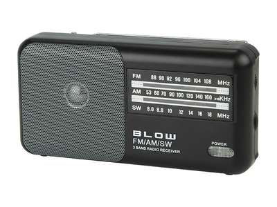 Радиоприемник портативный BLOW RA4 Radio Portable Analog AM/FM Black (53069)