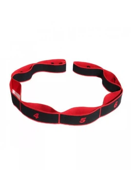 Резинка для растяжки и фитнеса с цифрами Bavar Sport bs136 Красная