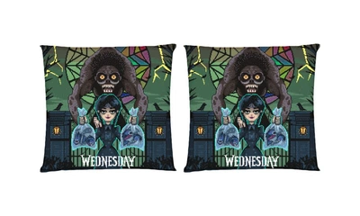 Подушка Wednesday 13 (1) квадратная двухсторонняя стандарт 35 х 35 см - MyTee