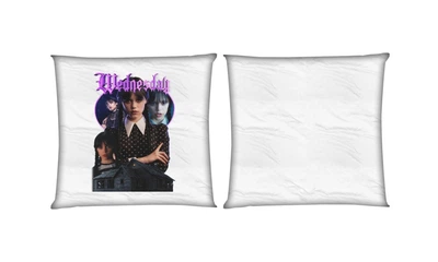 Подушка Wednesday 9 квадратная двухсторонняя стандарт 35 х 35 см - MyTee