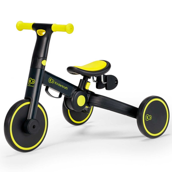Складной трехколесный велосипед 3 в 1 Kinderkraft 4TRIKE Black Volt