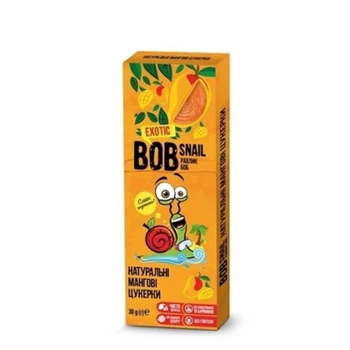 2шт, Конфета Bob Snail Улитка Боб натуральные Манговые 30 г (4820219340591)