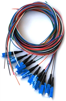 Набір кольорових пігтейлів CMS LC/UPC 1.5 метра, SM, Easy strip, FRNC 12 шт (PG-1.5LC(SM)(ON)E-K12)