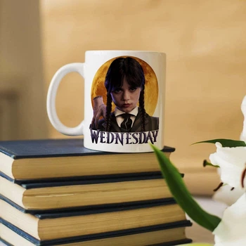 Оригинальная чашка с персонажами сериала «Уэнздей - Wednesday» (ART_803)