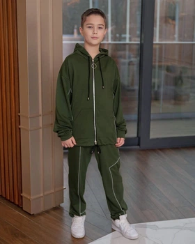 Детский светоотражающий костюм Family look 42-44 хаки