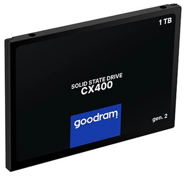 2.5" SSD Goodram CX400 Gen.2 2TB SATA III 3D TLC для хранения данных и повышения производительности (482157)