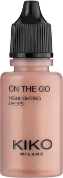 Рідкий хайлайтер для обличчя Kiko Milano One the go Highlighting Drops