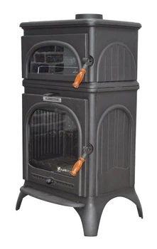 Чугунная печь Flame Stove Modena Oven с духовкой