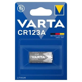 Батарейка литиевая Varta CR123A (model 6205), 3V, блистер 1шт