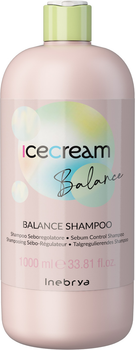 Себорегулювальний шампунь Inebrya Balance Shampoo для жирного волосся і шкіри голови 1000 мл (8008277263861)