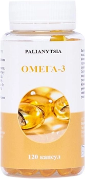 Капсули Palianytsia Омега-3 Palianytsia 500 мг 120 капсул (4780201342449)