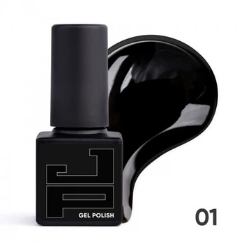 Гель-лак для ногтей Jerden Proff №01 Black 5 мл