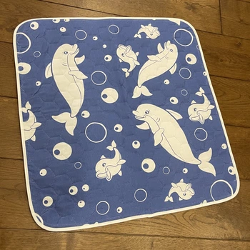 Многоразовая пеленка для детей Pelushka Dolphin 60х60 см