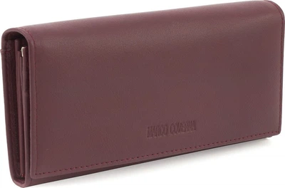 Бордовый женский кошелёк большого размер из кожи Marco Coverna MA150-1 WineRed