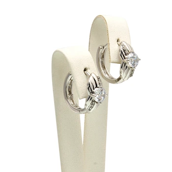 Сережки Xuping Jewelry "Stone in silver" срібло (059426)