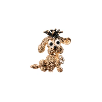 Брошь Fashion Jewerly "Golden dog" (042985)