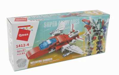 Конструктор Qman Wildfire Bomber 1412-4 (085364)