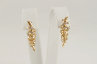 Сережки Xuping Jewelry куб. цирконій позолота (086859)