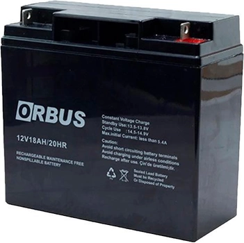 Аккумуляторная батарея ORBUS ORB1218 AGM 12V 18 Ah (YT28751)