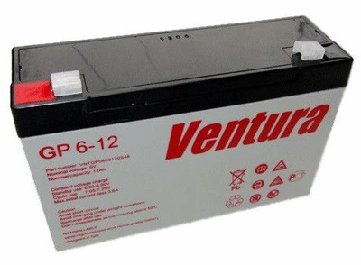 Аккумулятор Ventura GP 6-12 AGM - AGM на 6 В 12 ампер-часов