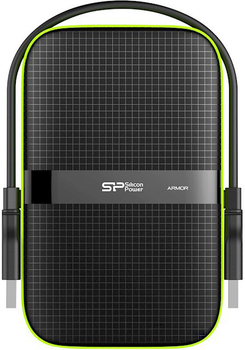 Жорсткий диск Silicon Power Armor A60 5TB SP050TBPHDA60S3K 2.5" USB 3.2 External Black