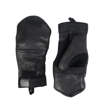 Тактичні чорні зимові рукавиці S