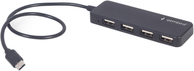 USB-хаб Type-C на 4 порти Gembird UHB-CM-U2P4-01