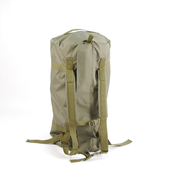 Баул тактичний військовий транспортний сумка-рюкзак 80 л Олива
