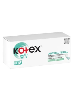 Ежедневные прокладки Kotex Antibacterial Extra Thin 20 шт (5029053549132)