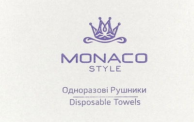 Полотенца 40 х 70 из спанлейса в пачке Monaco сетка 100 шт
