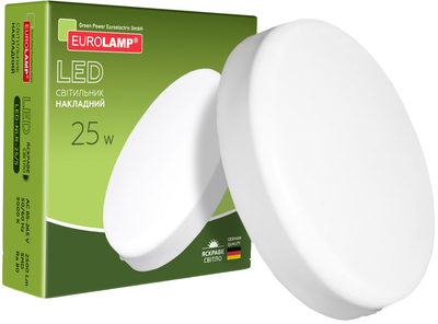 Светильник накладной Eurolamp GL 25W 5000K (LED-NLR-25/5)