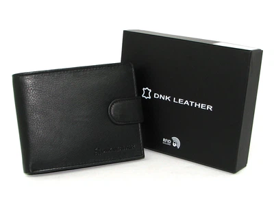 Кожаный кошелек DNK N992L-CCF blk NEW