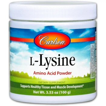 Аминокислота Carlson Labs Л-Лизин (L-Lysine) 960 мг 100 г CAR06885
