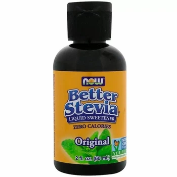 Стевия NOW Foods (Better Stevia) 60 мл с натуральным вкусом NOW06955