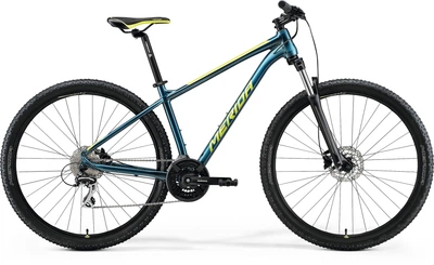 Велосипед гірський MERIDA, BIG.SEVEN 20-3X, TEAL-BLUE(LIME), 2022