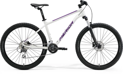 Велосипед гірський MERIDA, BIG.SEVEN 20-2X, WHITE(PURPLE), 2022