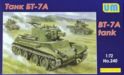 Сборная модель Unimodels танк БТ-7А (UM240)