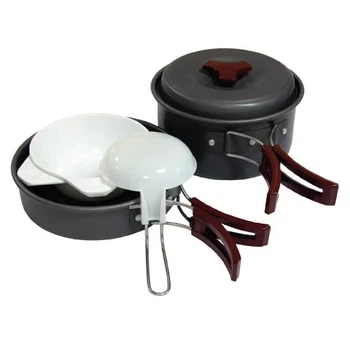 Походный набор посуды на 1-2 персоны Tramp UTRC-144 из анодированого алюминия (TBiz14059)