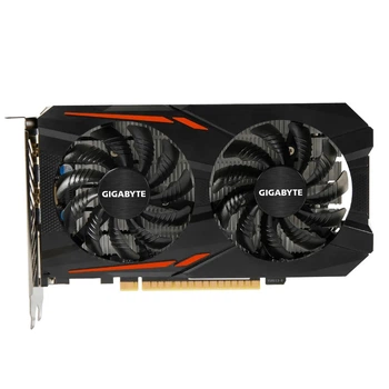 Видеокарта GTX 1050 3GB GIGABYTE OC GDDR5 (96bit) (1442/7008) (DVI, HDMI, DisplayPort) (GV-N1050OC-3GL) Б/У