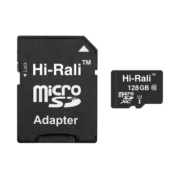 Карта пам'яті MicroSDXC 128GB UHS-I U3 Class 10 Hi-Rali + SD-adapter (HI-128GBSD10U3-01)