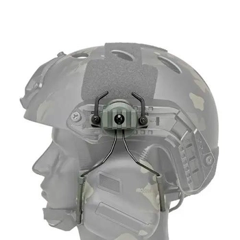 Адаптер крепление для активных наушников на шлем 19-21мм, зажимной, комплект (117163)